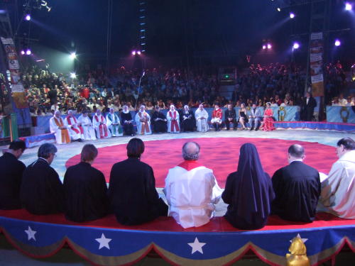 Oekum. Gottesdienst beim 32. Zirkusfestival in Monte Carlo 2008