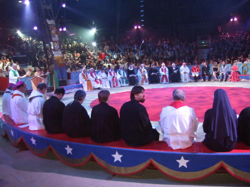 Oekum. Gottesdienst beim 32. Zirkusfestival in Monte Carlo 2008