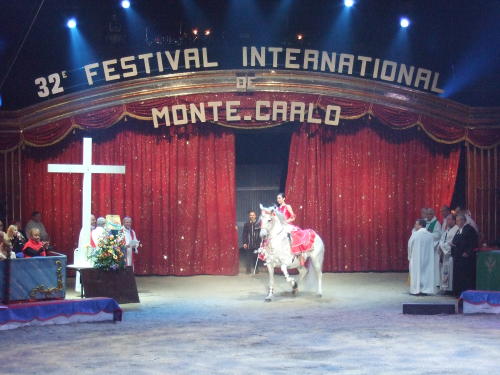 Oekum. Gottesdienst beim 32. Zirkusfestival in Monte Carlo 2008