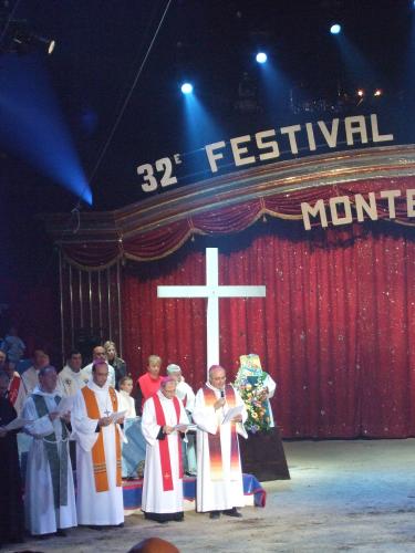 Oekum. Gottesdienst beim 32. Zirkusfestival in Monte Carlo 2008